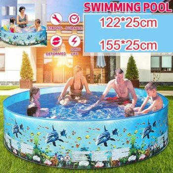 Non-Inflatable Swimming Pool Tarpaulin Round Pool No Air Pump Pool Baby Hard Rubber Plastic Pool Children Bath Swimming Pool